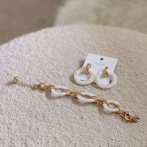 Kate Spade Slice of Stone Earrings and Bracelet